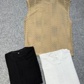 Débardeur homme transparent (mesh) — coupe cintrée — Tailles XL–XXXXL – Image 4