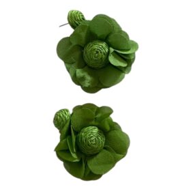 Boucles d'oreilles en tissu coloré — légères et élégantes – Image 4