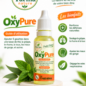 Fat'ma Nature OxyPure | Huile aromatique menthe & eucalyptus (gouttes) Fat'ma Nature OxyPure | Huile aromatique menthe & eucalyptus (gouttes)
