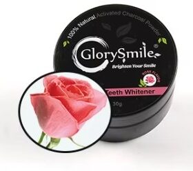 Poudre dentifrice GlorySmile — charbon actif & argile blanche (menthe / citron / fraise) – Image 4
