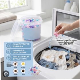 Perles de lavage réutilisables — 140 unités (≈1,5 kg) pour machine à laver – Image 3