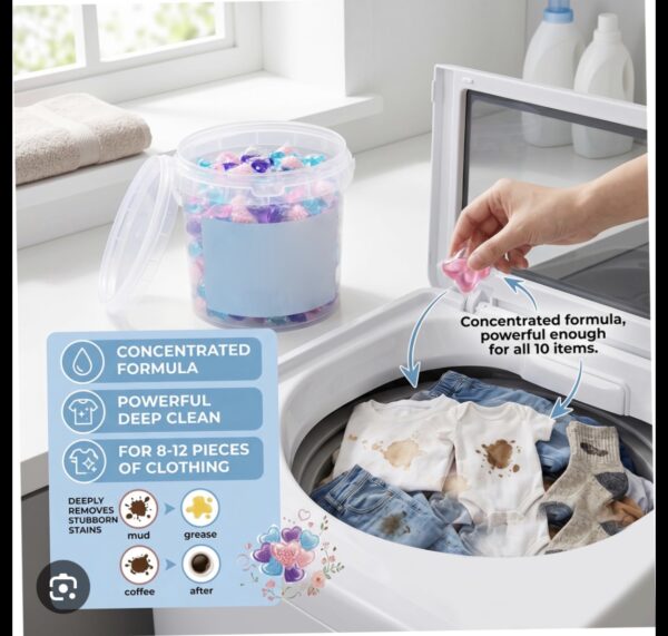 Perles de lavage réutilisables — 140 unités (≈1,5 kg) pour machine à laver Perles de lavage réutilisables — 140 unités (≈1,5 kg) pour machine à laver
