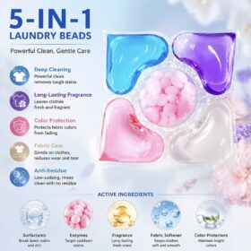 Perles de lavage réutilisables — 140 unités (≈1,5 kg) pour machine à laver – Image 8