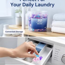 Perles de lavage réutilisables — 140 unités (≈1,5 kg) pour machine à laver – Image 6