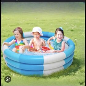 Piscine gonflable enfant 150 cm — bleu et blanc – Image 4