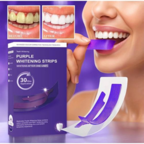 Kit de bandes blanchissantes Purple — 30 min (5–6 applications)
