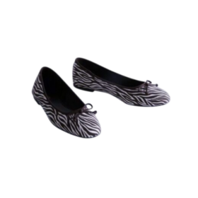 Chaussure Ballerines femme motif zèbre —  EU 36–41