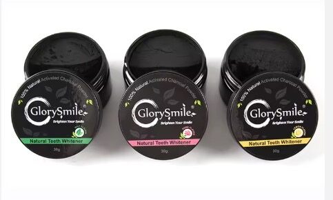 Poudre dentifrice GlorySmile — charbon actif & argile blanche (menthe / citron / fraise) Poudre dentifrice GlorySmile — charbon actif & argile blanche (menthe / citron / fraise)