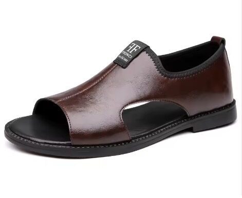 Sandales homme en cuir premium — semelle ergonomique (Tailles 40–44) Sandales homme en cuir premium — semelle ergonomique (Tailles 40–44)