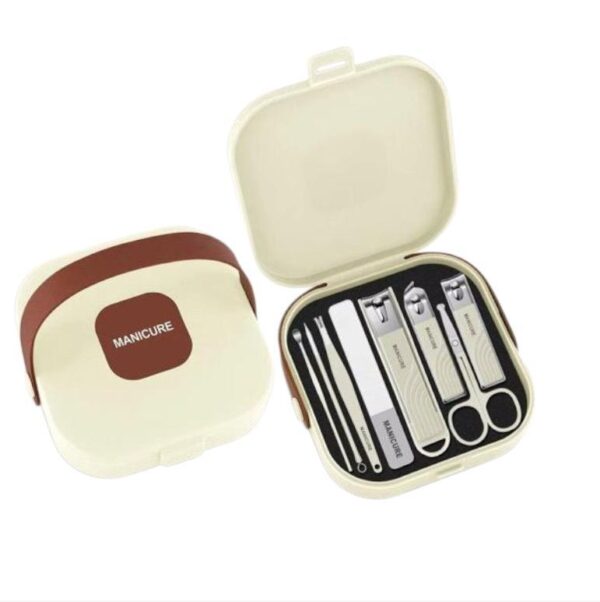 Kit manucure & pédicure professionnel — Boîte 8 en 1 (acier inoxydable) Kit manucure & pédicure professionnel — Boîte 8 en 1 (acier inoxydable)