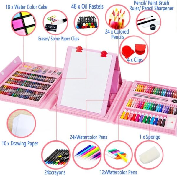 Ensemble de papeterie LT460206 (208 pièces, pour enfants) Ensemble de papeterie LT460206 (208 pièces, pour enfants)