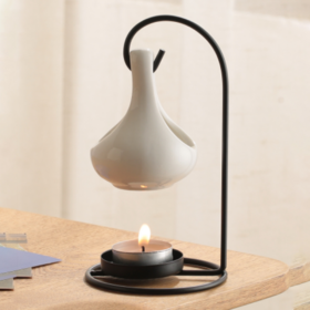 Brûleur d'encens en céramique (suspendu, forme de goutte) – Image 4
