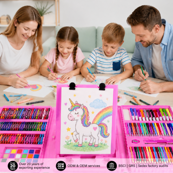 Ensemble de papeterie LT460206 (208 pièces, pour enfants) Ensemble de papeterie LT460206 (208 pièces, pour enfants)