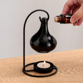 Brûleur d'encens en céramique (suspendu, forme de goutte) – Image 2